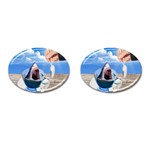 Cup of tea Cufflinks (Oval) Front(Pair)