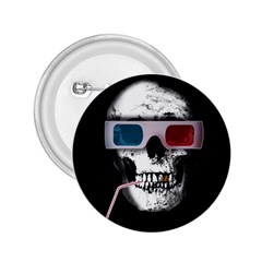 Cinema Skull 2 25  Buttons by Valentinaart