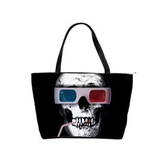 Cinema Skull Shoulder Handbags by Valentinaart