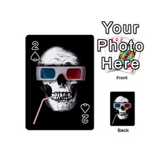 Cinema Skull Playing Cards 54 (mini)  by Valentinaart