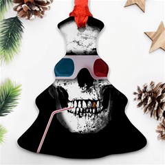 Cinema Skull Christmas Tree Ornament (two Sides) by Valentinaart