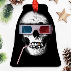 Cinema Skull Bell Ornament (two Sides) by Valentinaart