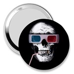 Cinema Skull 3  Handbag Mirrors Front