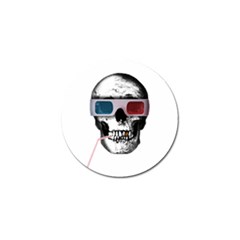 Cinema Skull Golf Ball Marker (4 Pack) by Valentinaart