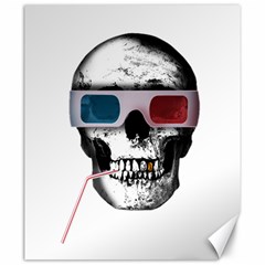 Cinema Skull Canvas 20  X 24   by Valentinaart