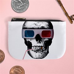 Cinema Skull Mini Coin Purses by Valentinaart