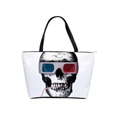 Cinema Skull Shoulder Handbags by Valentinaart