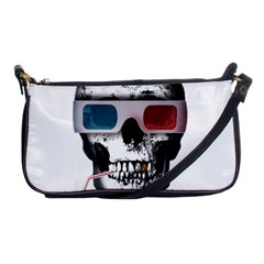 Cinema Skull Shoulder Clutch Bags by Valentinaart