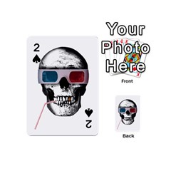 Cinema Skull Playing Cards 54 (mini)  by Valentinaart