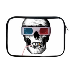 Cinema Skull Apple Macbook Pro 17  Zipper Case by Valentinaart