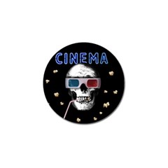 Cinema Skull Golf Ball Marker (10 Pack) by Valentinaart