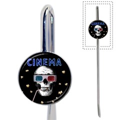 Cinema Skull Book Mark by Valentinaart