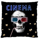 Cinema Skull Large Cushion Case (Two Sides) Front