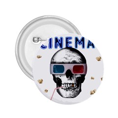 Cinema Skull 2.25  Buttons