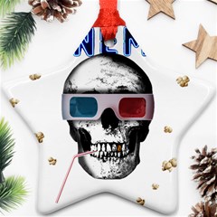 Cinema Skull Ornament (Star)