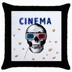 Cinema Skull Throw Pillow Case (Black)