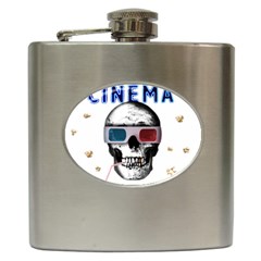 Cinema Skull Hip Flask (6 oz)