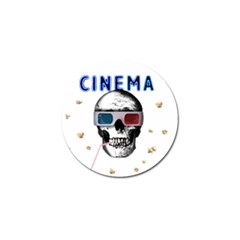 Cinema Skull Golf Ball Marker (4 pack)