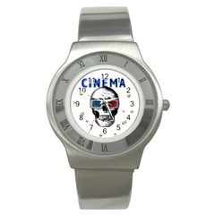 Cinema Skull Stainless Steel Watch