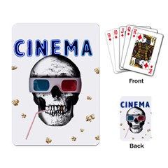 Cinema Skull Playing Card