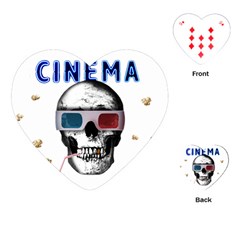 Cinema Skull Playing Cards (Heart) 