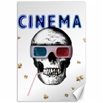 Cinema Skull Canvas 12  x 18   11.88 x17.36  Canvas - 1