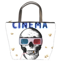 Cinema Skull Bucket Bags by Valentinaart