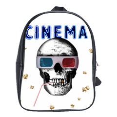 Cinema Skull School Bag (Large)