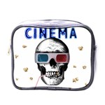 Cinema Skull Mini Toiletries Bags Front