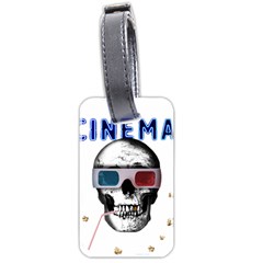 Cinema Skull Luggage Tags (Two Sides)