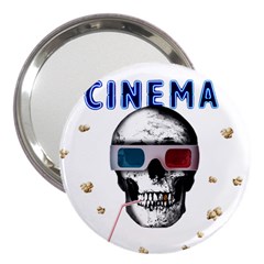 Cinema Skull 3  Handbag Mirrors