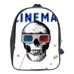 Cinema Skull School Bag (XL)