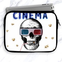 Cinema Skull Apple Ipad 2/3/4 Zipper Cases by Valentinaart