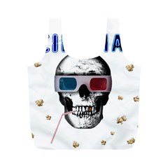 Cinema Skull Full Print Recycle Bags (M) 