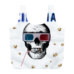 Cinema Skull Full Print Recycle Bags (L) 