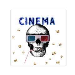 Cinema Skull Small Satin Scarf (Square)