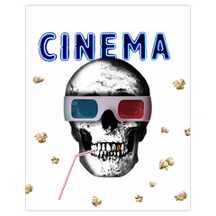 Cinema Skull Drawstring Bag (Small)