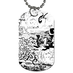 Graffiti Dog Tag (one Side) by Valentinaart