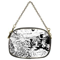 Graffiti Chain Purses (one Side)  by Valentinaart