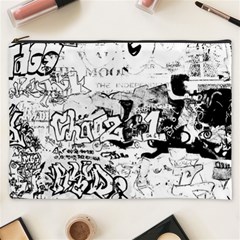 Graffiti Cosmetic Bag (xxxl)  by Valentinaart