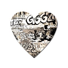 Graffiti Heart Magnet