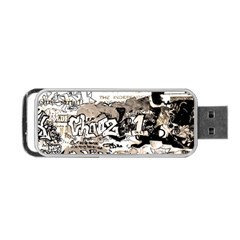 Graffiti Portable Usb Flash (two Sides) by Valentinaart