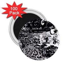 Graffiti 2 25  Magnets (100 Pack)  by Valentinaart