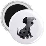 Dalmation 3  Button Magnet Front