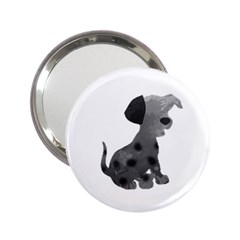 Dalmatian Inspired Silhouette 2 25  Handbag Mirrors