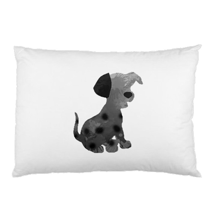 Dalmatian Inspired Silhouette Pillow Case