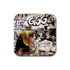 Cleopatra Rubber Coaster (square)  by Valentinaart