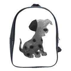 Dalmatian Inspired Silhouette School Bag (large) by InspiredShadows