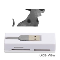 Dalmatian Inspired Silhouette Memory Card Reader (stick)  by InspiredShadows