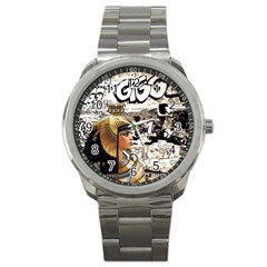 Cleopatra Sport Metal Watch by Valentinaart